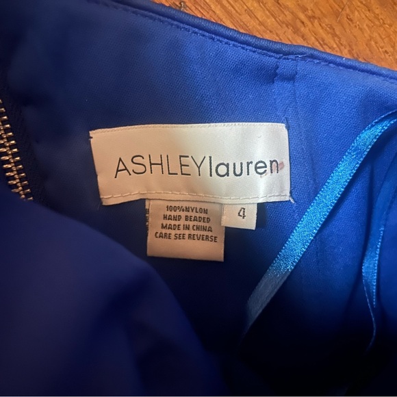 Ashely Lauren - One Shoulder Sequin Cocktail Dress - Picture 3 of 3